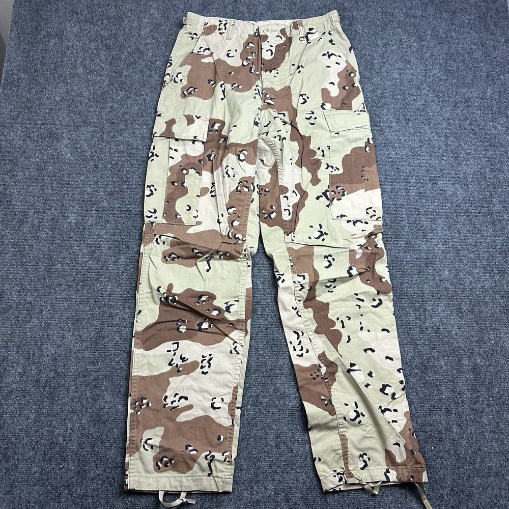 Military Pants Chocolate Chip Desert Storm Camouflage Cargo BDU Men Small Reg 91